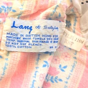 Lanz night gown, xs, pink and blue